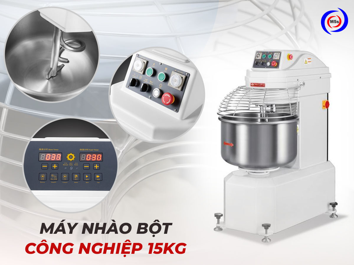 Máy nhào bột công nghiệp 15kg Máy nhào bột công nghiệp 15kg