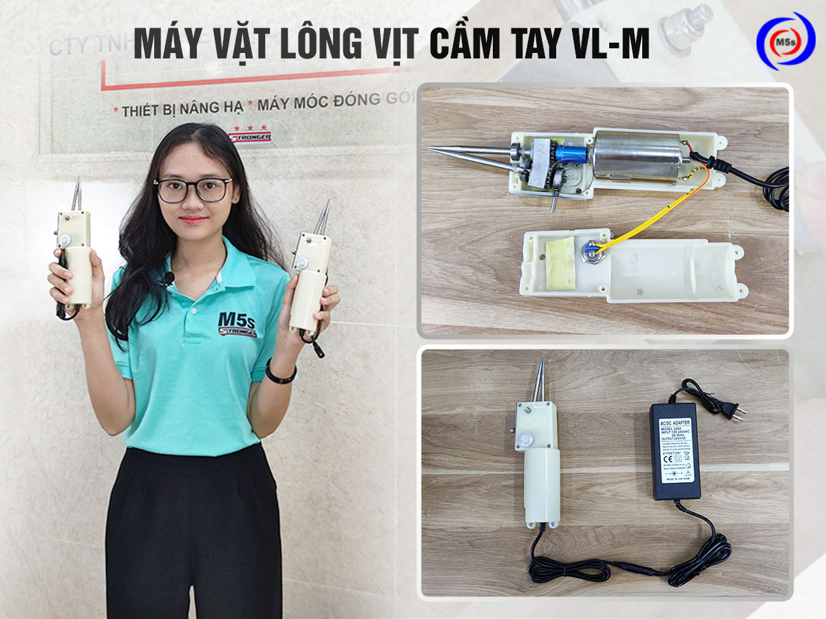 Máy nhổ lông măng gà vịt cầm tay VL-M Máy nhổ lông măng gà vịt cầm tay VL-M