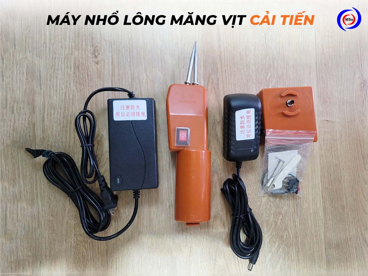Máy nhổ lông măng vịt cầm tay cải tiến Máy nhổ lông măng vịt cầm tay cải tiến