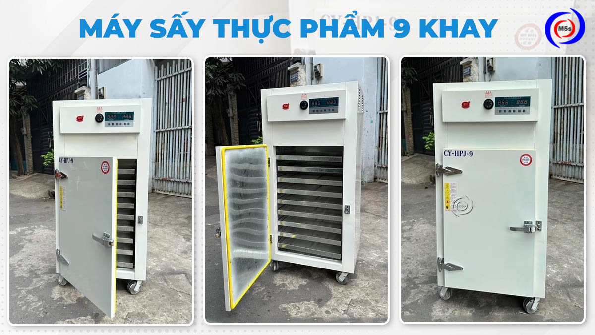 Máy sấy nông sản đa năng 9 khay ST-HPJ9 Máy sấy nông sản đa năng 9 khay ST-HPJ9