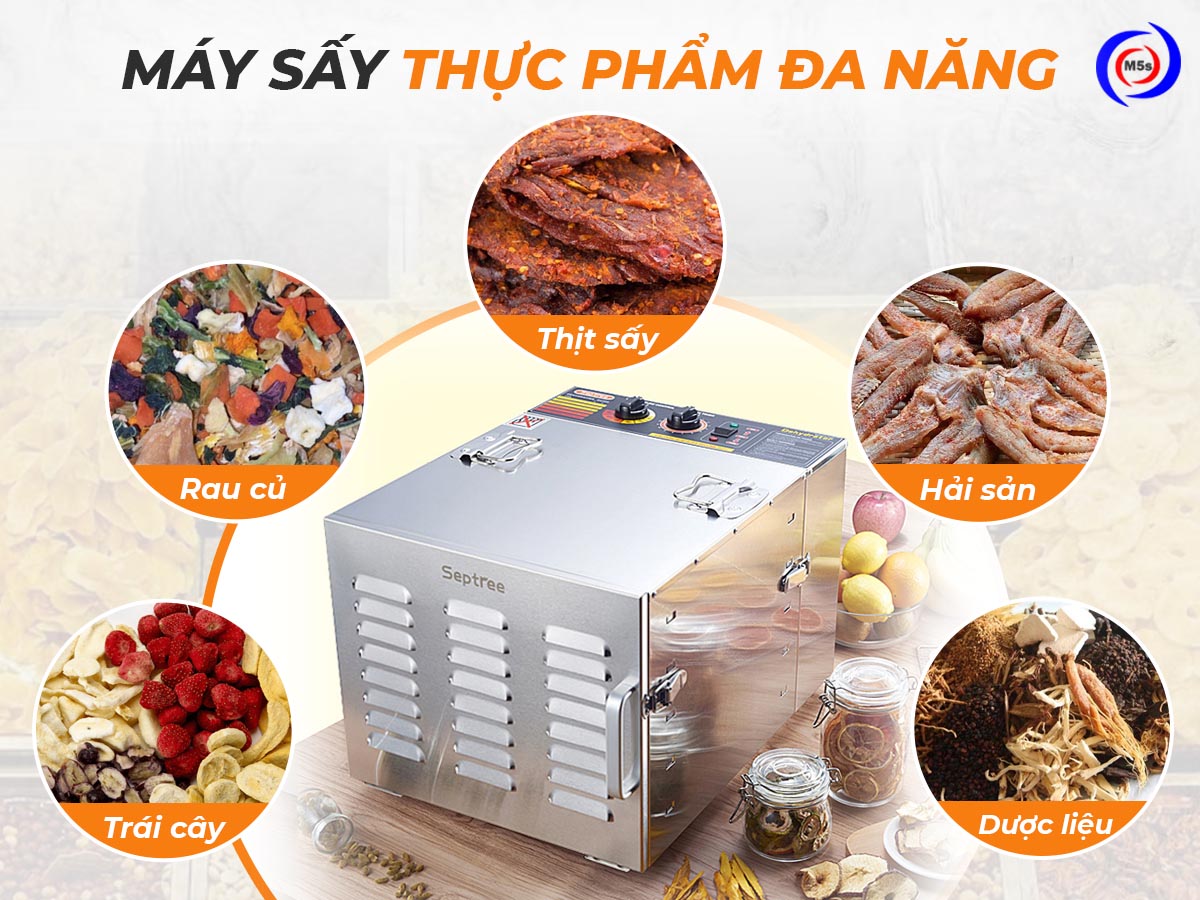 Máy sấy thực phẩm đa năng Máy sấy thực phẩm đa năng