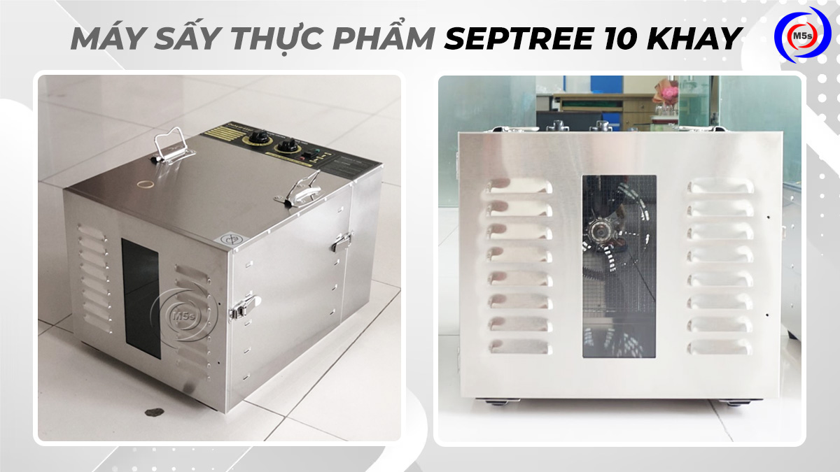 Máy sấy thực phẩm Septree 10 khay ST-01 Máy sấy thực phẩm Septree 10 khay ST-01