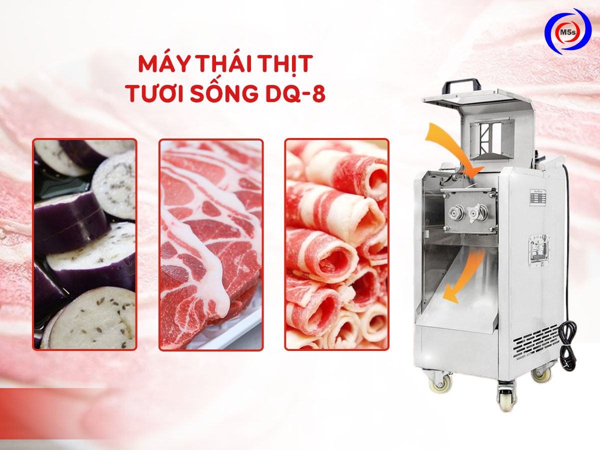 Máy thái thịt bò sống DQ-8 Máy thái thịt bò sống DQ-8