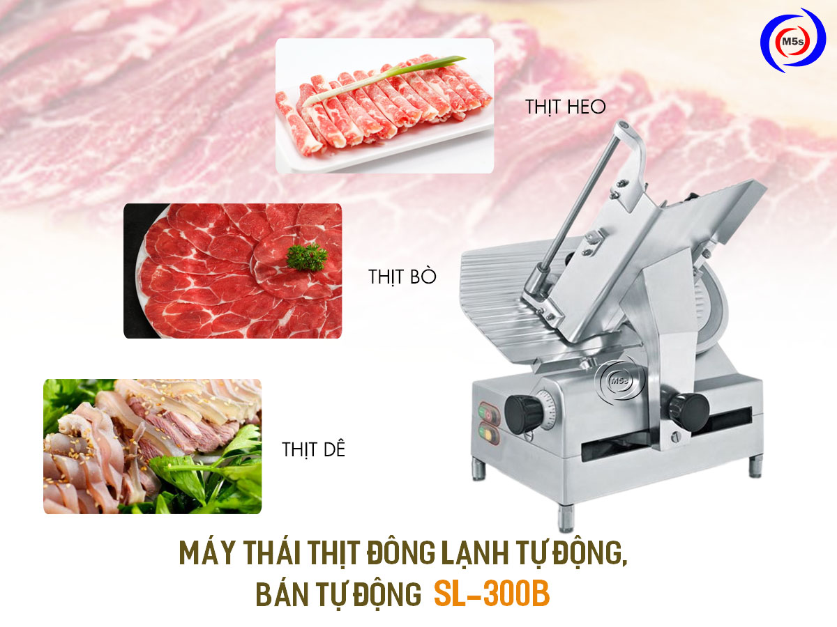 Máy cắt thịt đông lạnh đa năng SL-300B Máy cắt thịt đông lạnh đa năng SL-300B