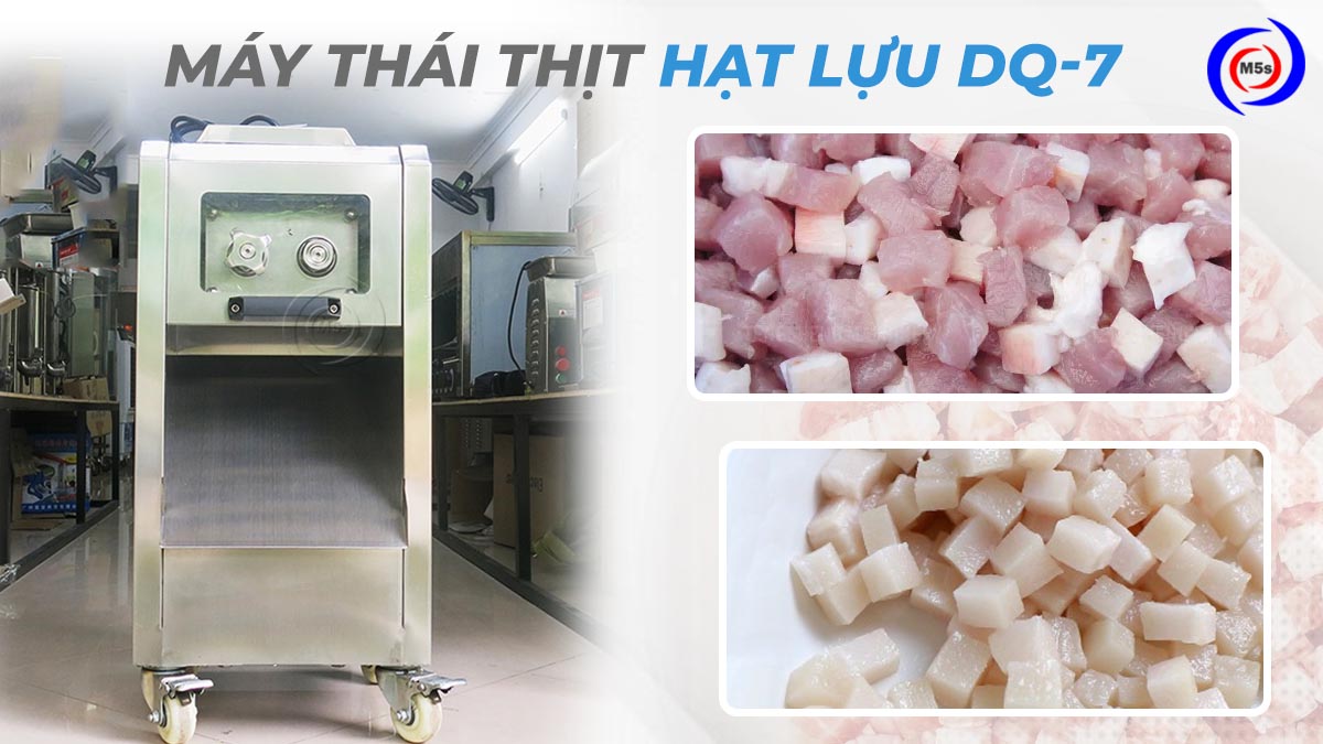 Máy cắt thịt hạt lựu DQ-7