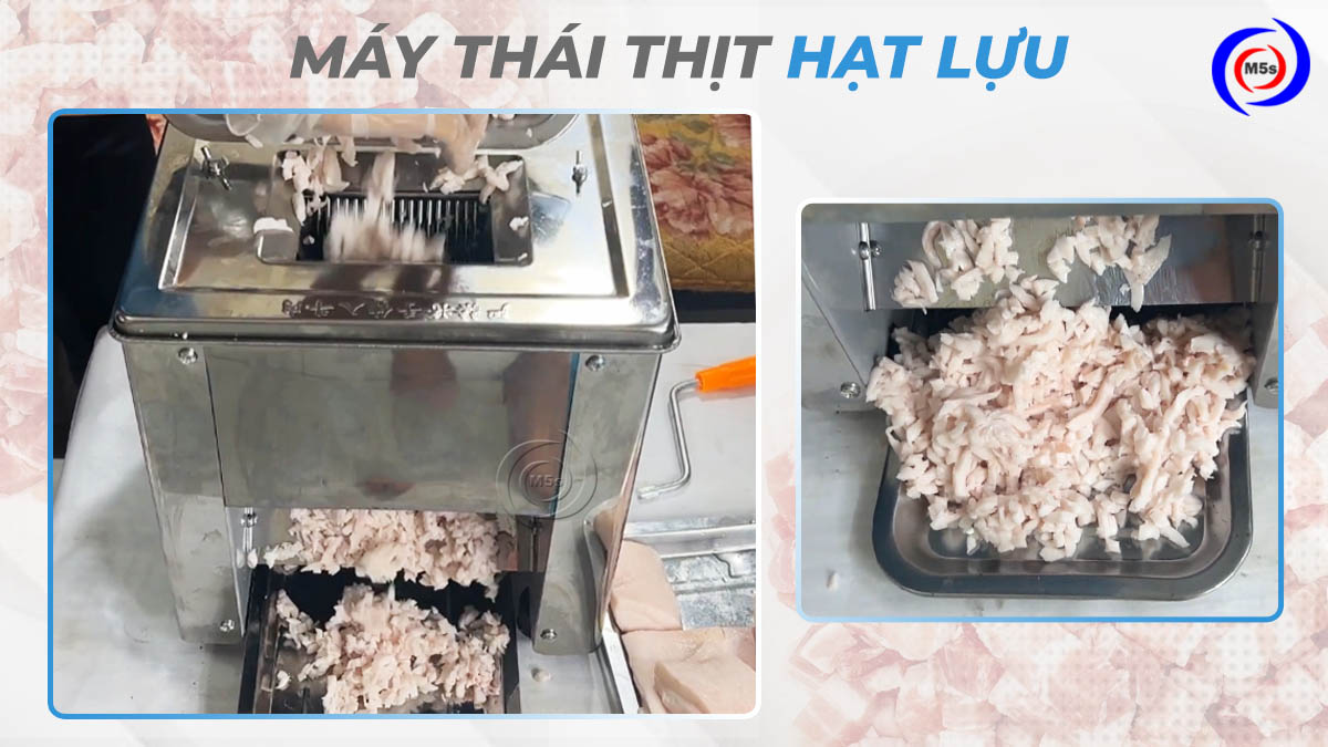 Máy thái thịt hạt lựu Máy thái thịt hạt lựu