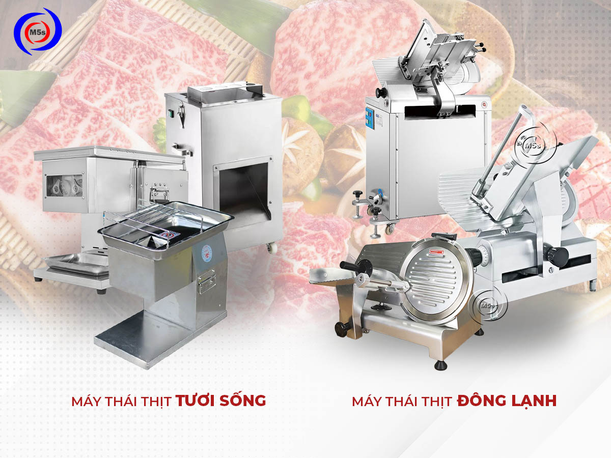 Máy thái thịt tươi sống và máy thái thịt đông lạnh Máy thái thịt tươi sống và máy thái thịt đông lạnh