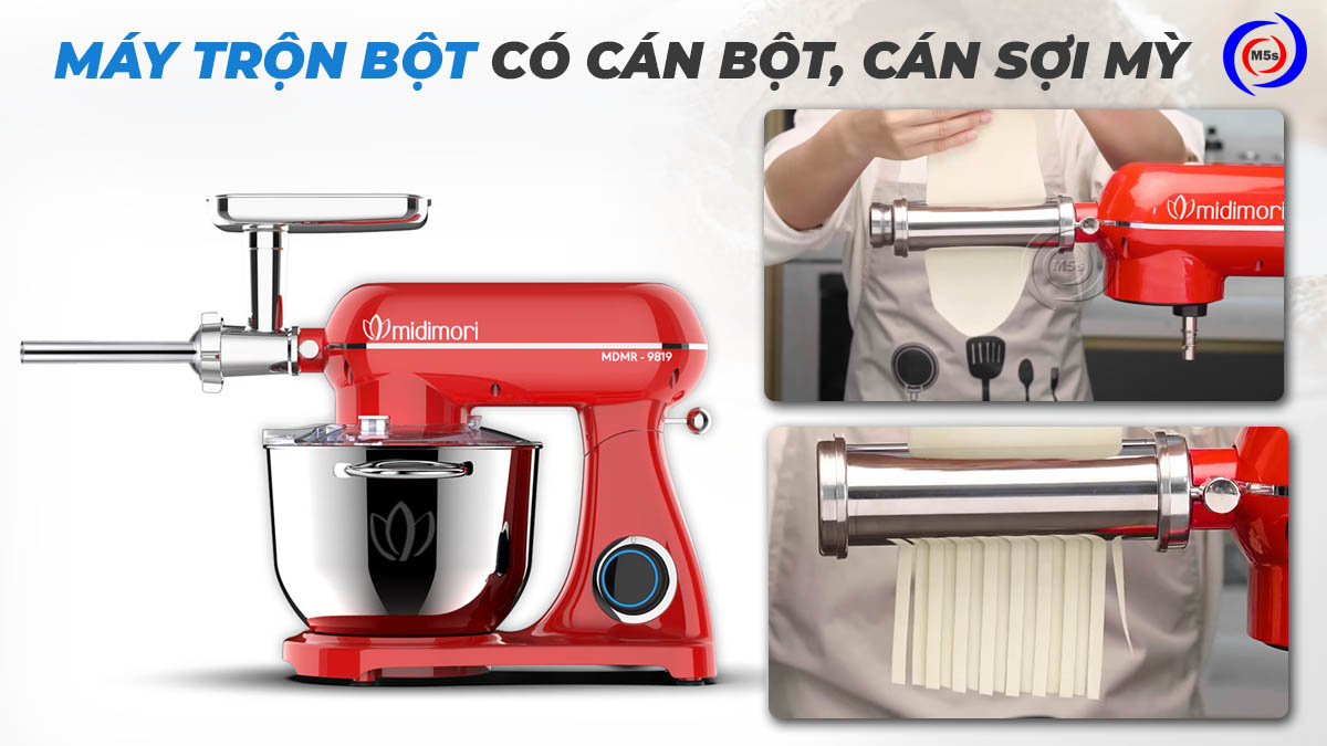 Máy trộn bột có cán bột và cán sợi mỳ Máy trộn bột có cán bột và cán sợi mỳ