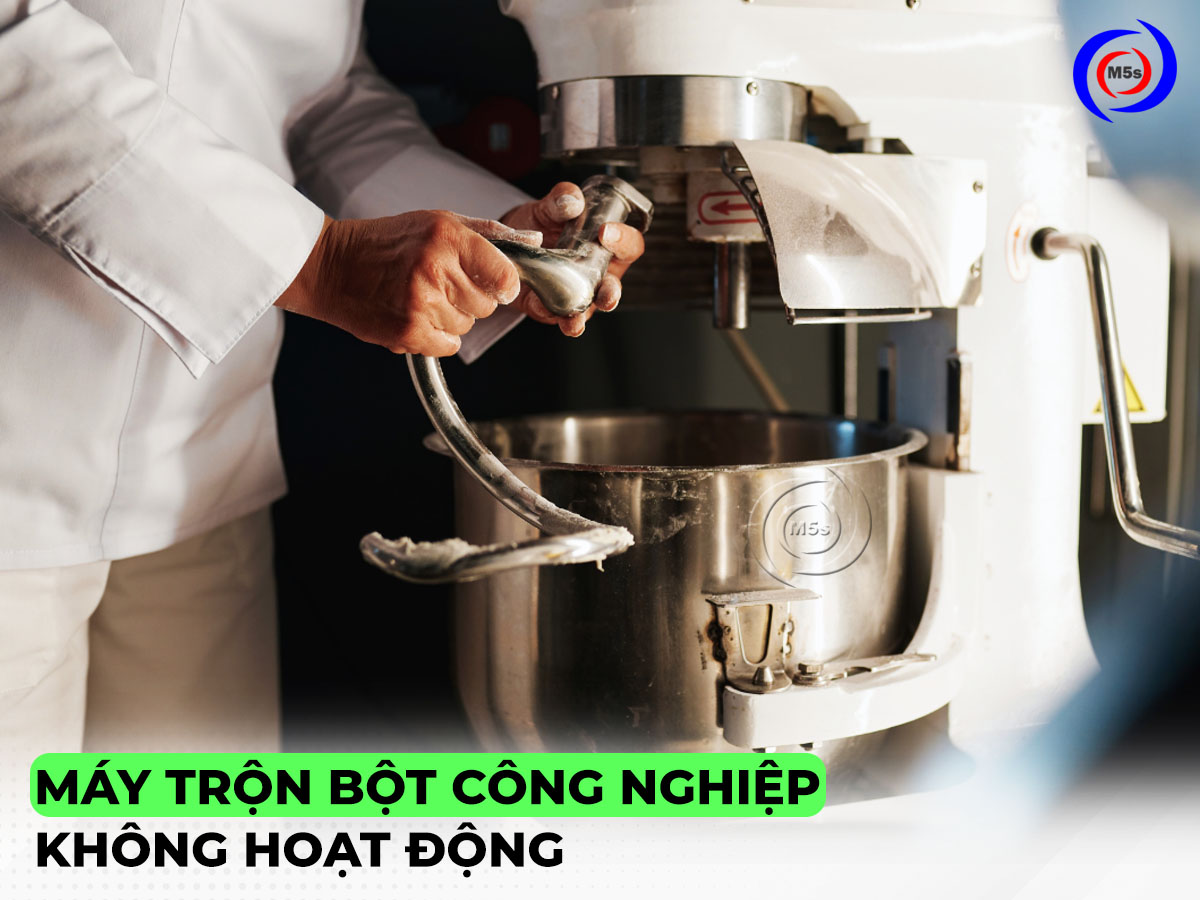 Máy trộn bột công nghiệp không hoạt động Máy trộn bột công nghiệp không hoạt động