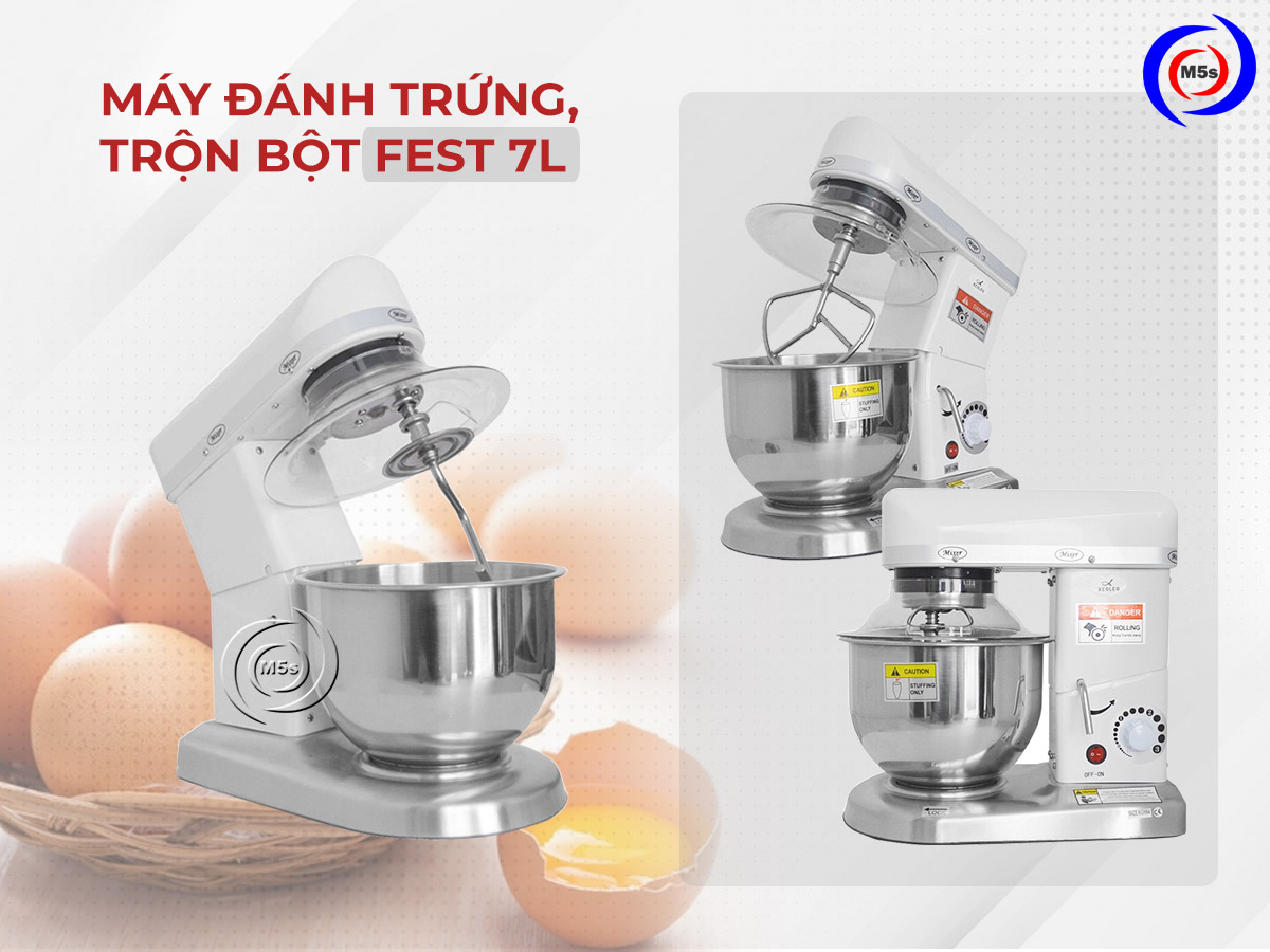 Máy đánh trứng, trộn bột FEST 7L Máy đánh trứng, trộn bột FEST 7L