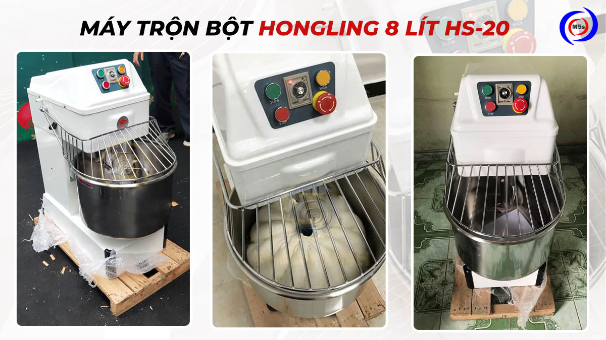 Máy trộn bột bánh bao Hongling HS-20 Máy trộn bột bánh bao Hongling HS-20