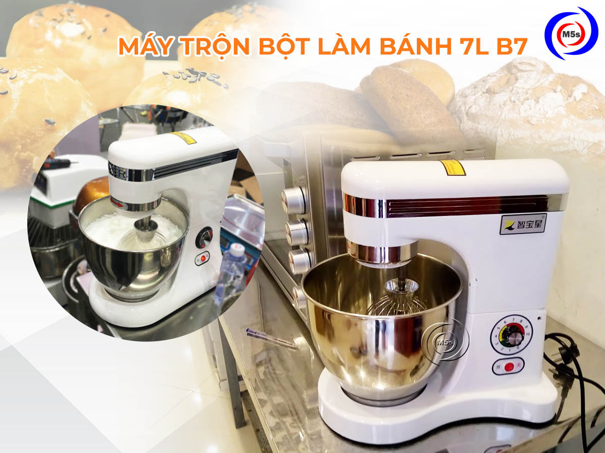 Máy trộn bột làm bánh 7L B7 Máy trộn bột làm bánh 7L B7