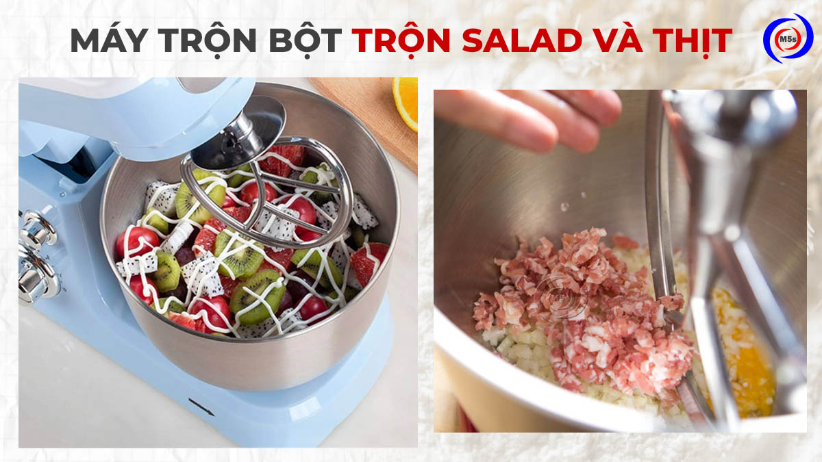 Máy trộn bột trộn salad và thịt Máy trộn bột trộn salad và thịt
