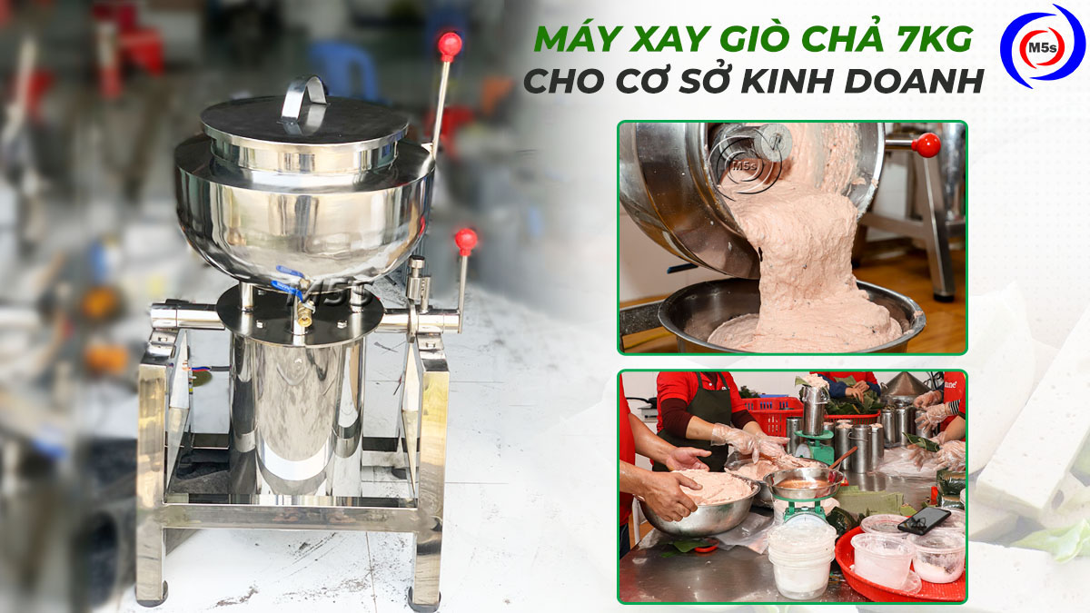 máy xay thịt làm giò công nghiệp 7kg máy xay thịt làm giò công nghiệp 7kg