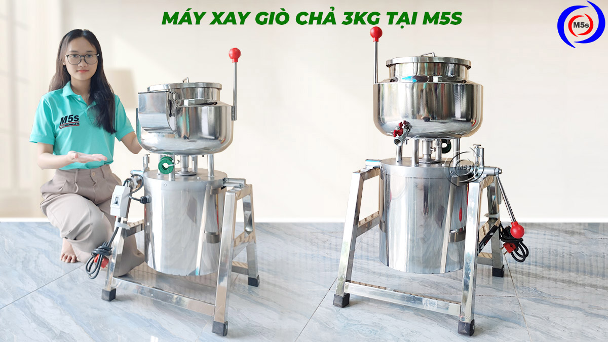 Máy xay giò chả 3kg tại M5s Máy xay giò chả 3kg tại M5s