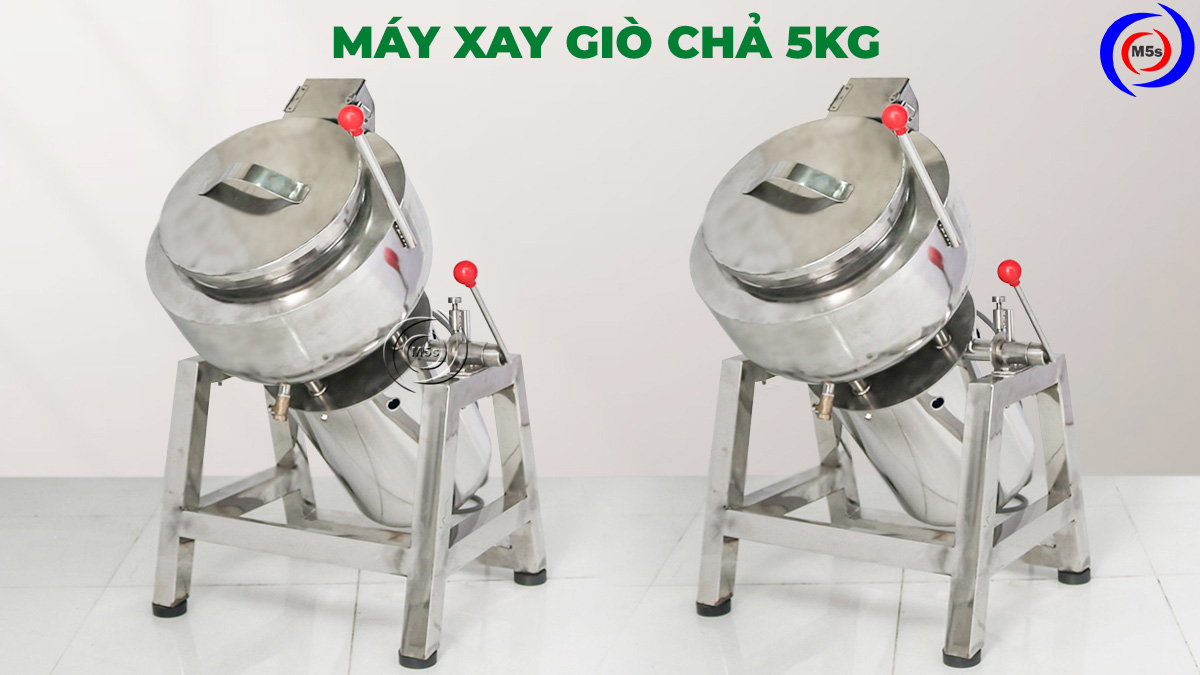 Máy xay giò chả 5kg cho quy mô sản xuất vừa Máy xay giò chả 5kg cho quy mô sản xuất vừa