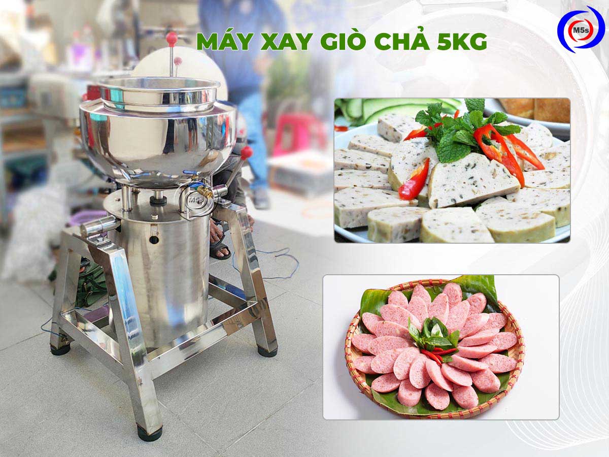 Máy xay giò chả 5kg Máy xay giò chả 5kg