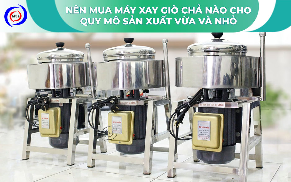 Nên mua máy xay giò chả nào cho quy mô sản xuất vừa và nhỏ Nên mua máy xay giò chả nào cho quy mô sản xuất vừa và nhỏ