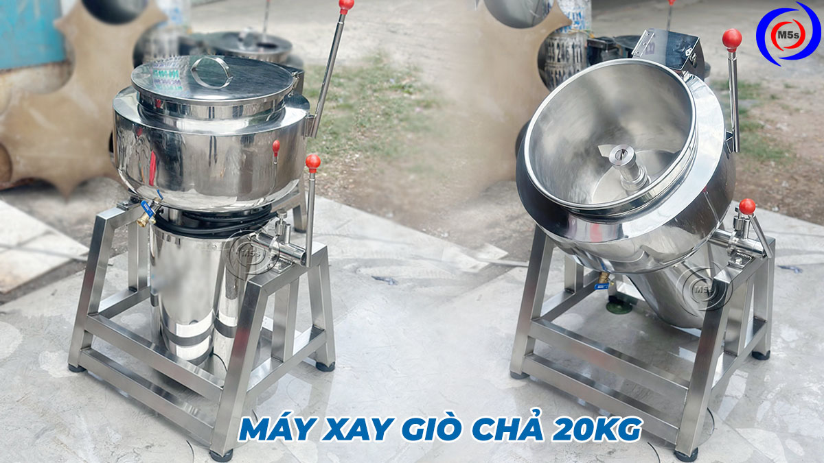 Máy xay giò chả công nghiệp 20kg Máy xay giò chả công nghiệp 20kg