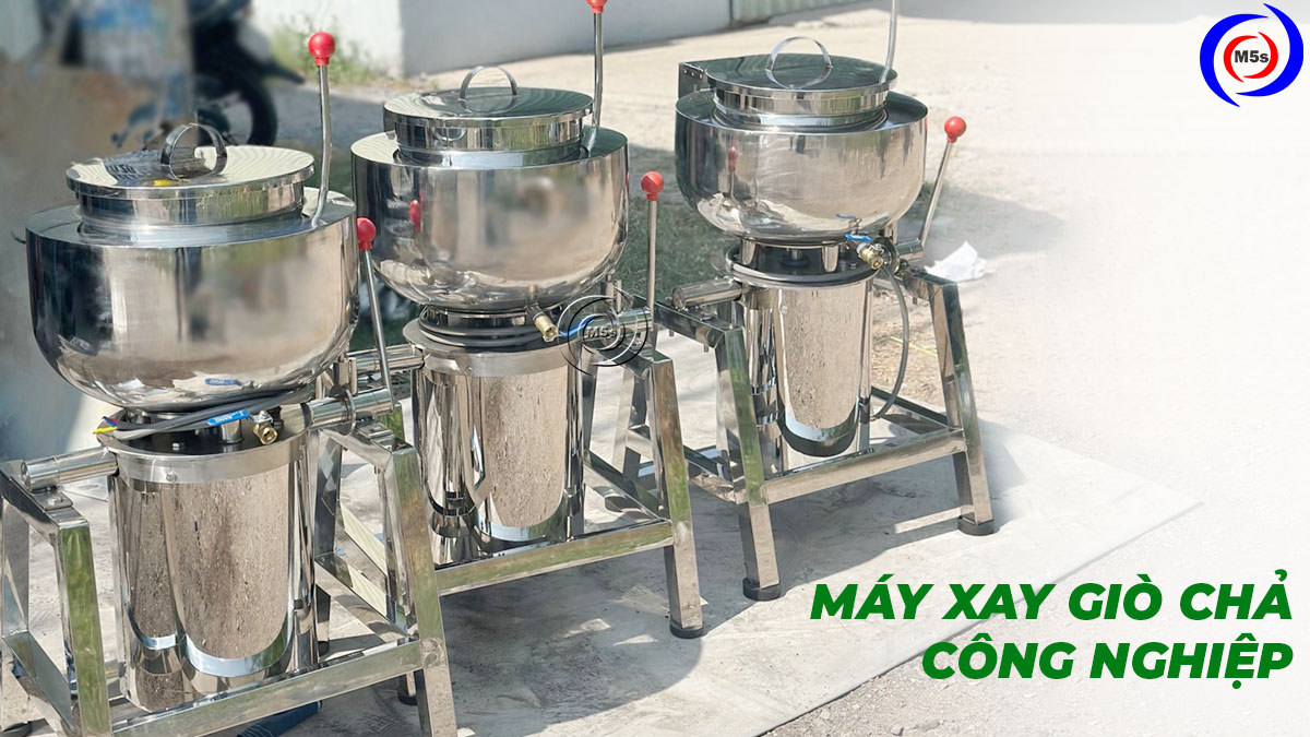Máy xay giò chả công nghiệp Máy xay giò chả công nghiệp