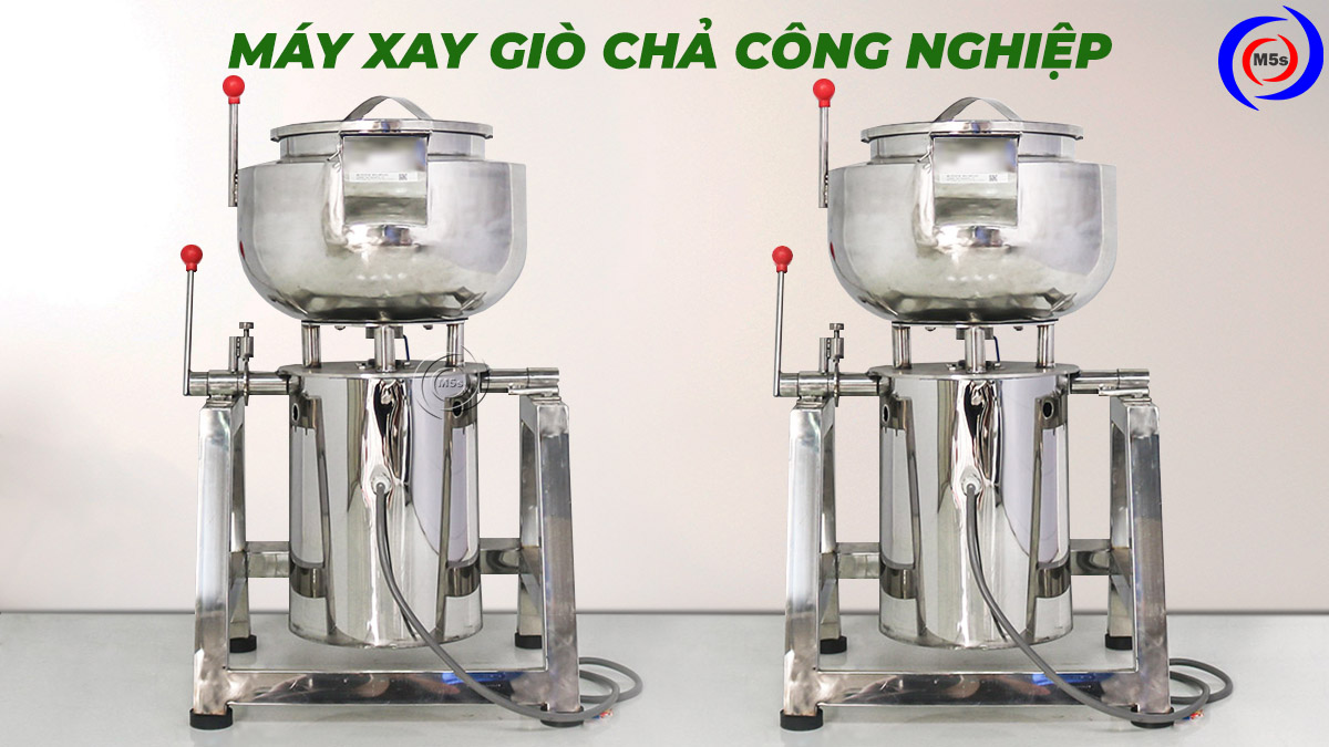 Máy xay giò chả công nghiệp Máy xay giò chả công nghiệp