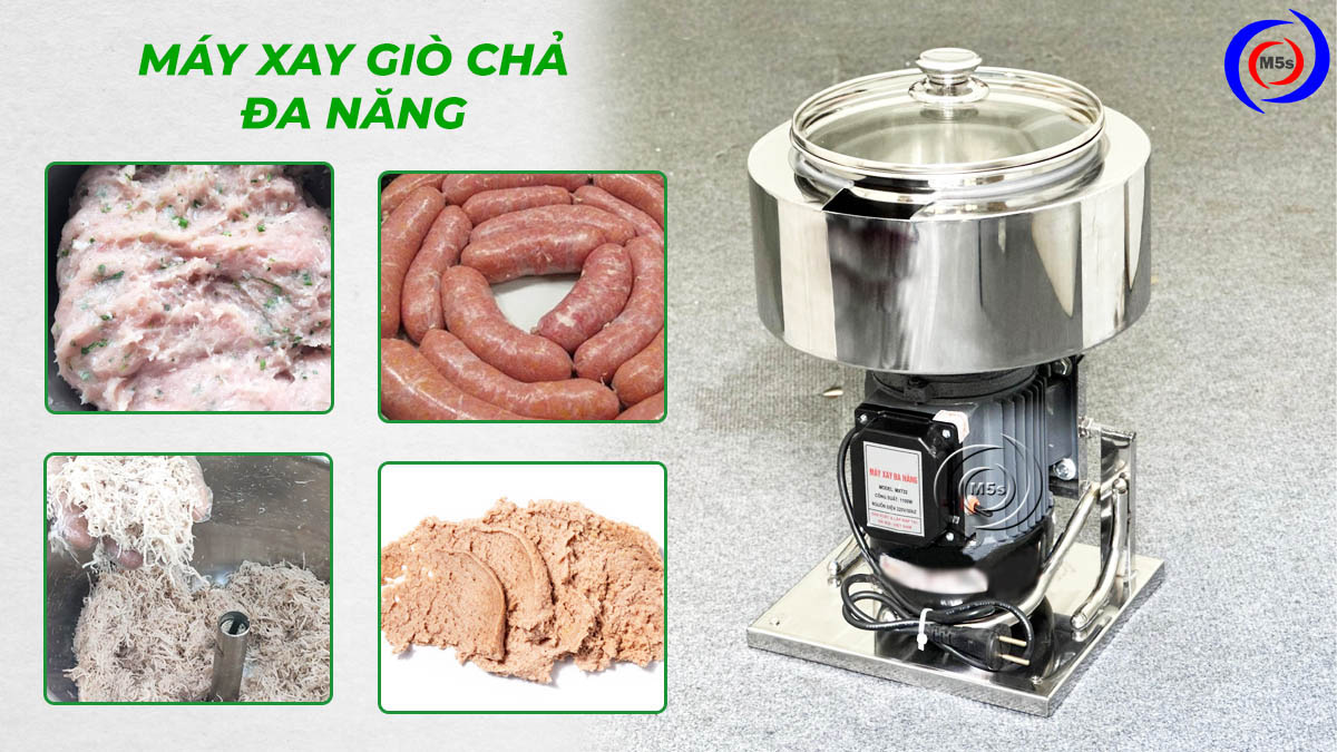 Máy xay giò chả đa năng Máy xay giò chả đa năng