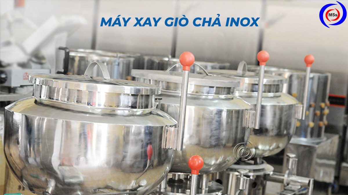 Máy xay giò chả inox 304 Máy xay giò chả inox 304