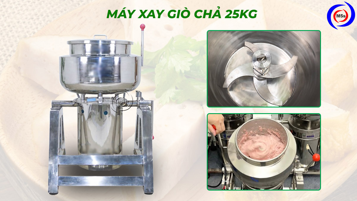 máy làm chả lụa 25kg máy làm chả lụa 25kg