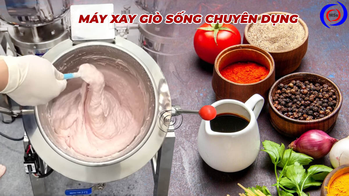 Máy xay làm giò sống Máy xay làm giò sống