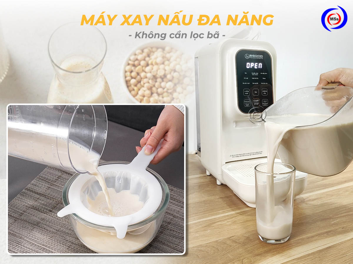 Máy xay nấu đa năng không cần lọc bã Máy xay nấu đa năng không cần lọc bã
