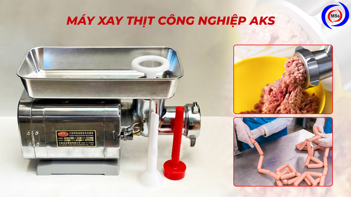 Máy xay thịt công nghiệp aks ts-102 Máy xay thịt công nghiệp aks ts-102