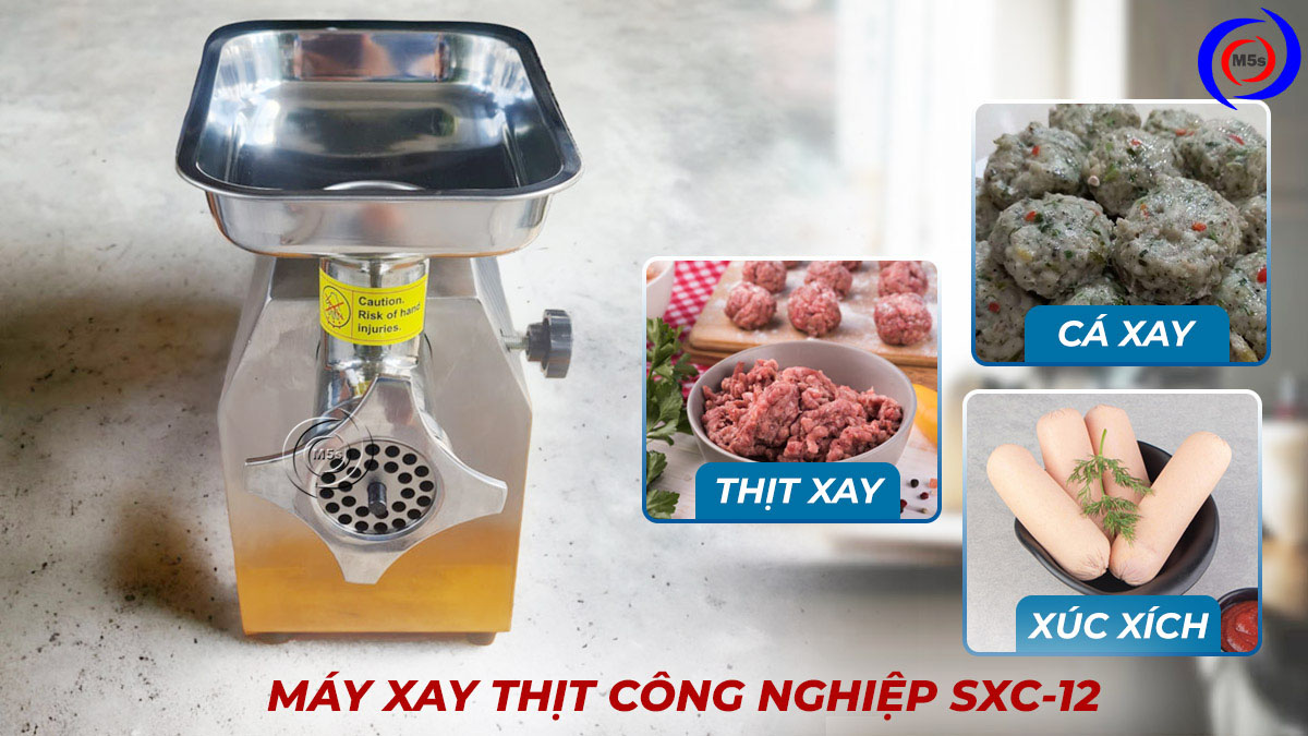 Máy xay thịt công nghiệp SXC-12 đa năng Máy xay thịt công nghiệp SXC-12 đa năng