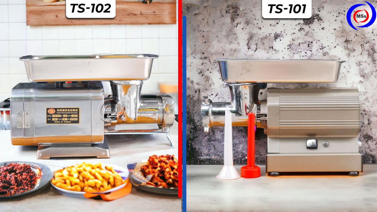 So sánh máy xay thịt công nghiệp ts-101 và ts-102 So sánh máy xay thịt công nghiệp ts-101 và ts-102