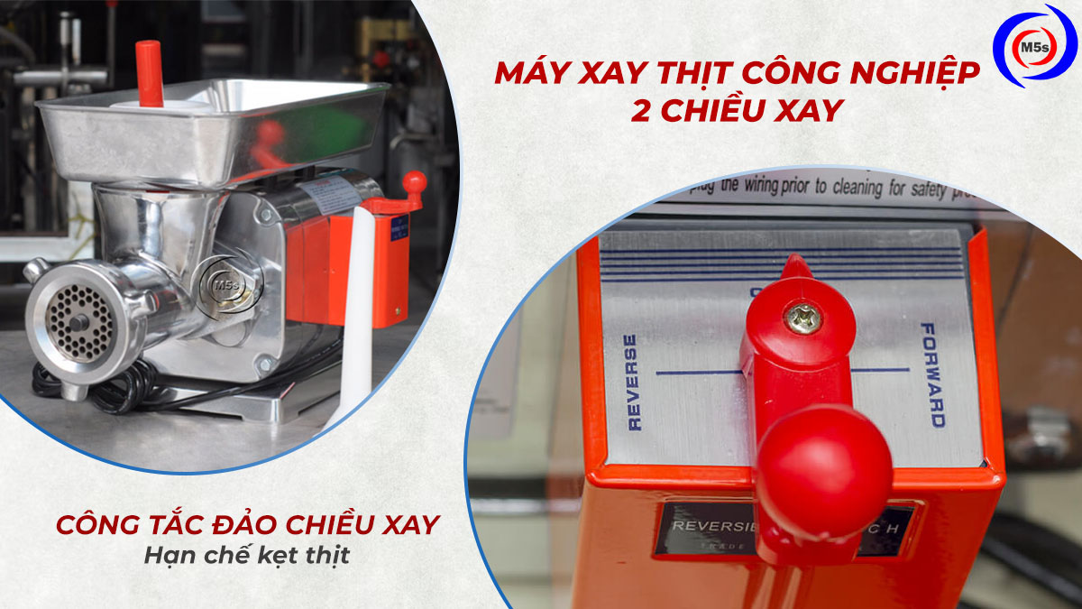 Máy xay thịt công nghiệp 2 chiều xay Máy xay thịt công nghiệp 2 chiều xay
