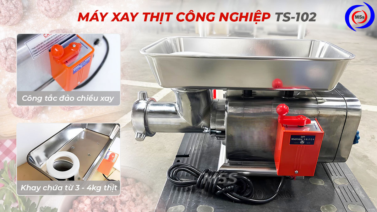 Máy xay thịt công nghiệp TS-102 Máy xay thịt công nghiệp TS-102