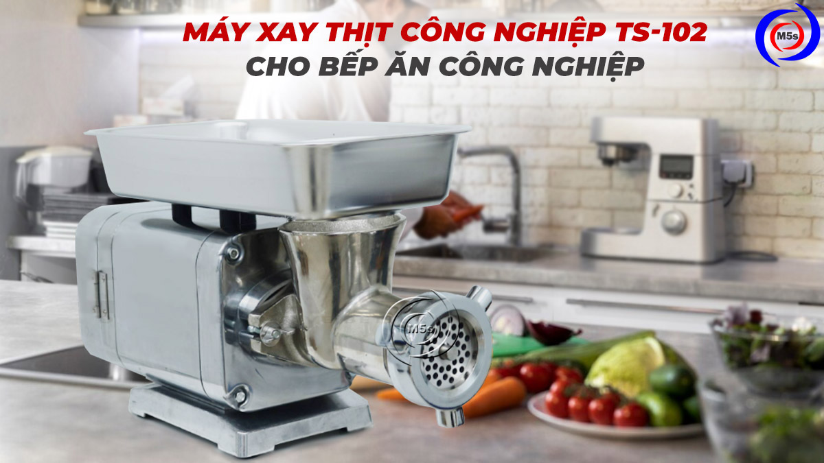 Máy xay thịt công nghiệp cho căn tin TS-102 Máy xay thịt công nghiệp cho căn tin TS-102