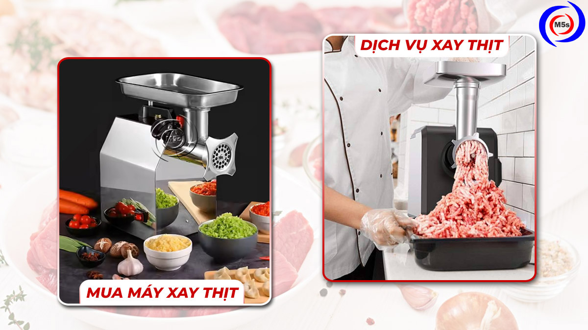 Nên mua máy xay thịt công nghiệp hay xay thịt dịch vụ Nên mua máy xay thịt công nghiệp hay xay thịt dịch vụ