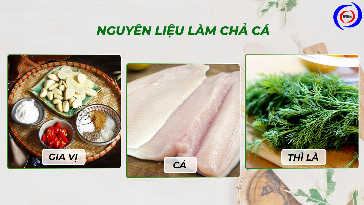 Nguyên liệu làm chả cá Nguyên liệu làm chả cá