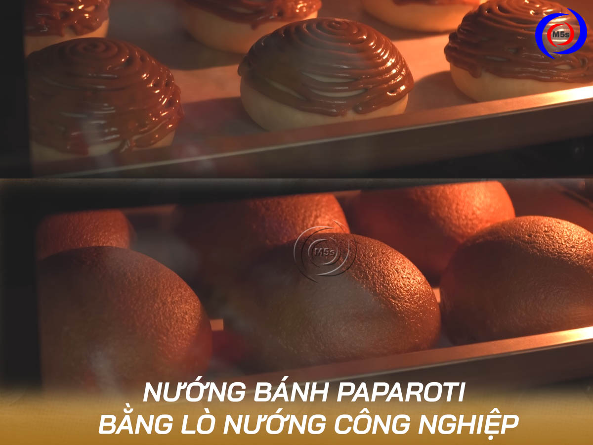 Nướng bánh paparoti bằng lò nướng công nghiệp Nướng bánh paparoti bằng lò nướng công nghiệp