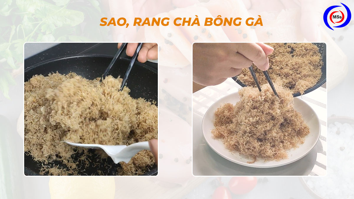 Sao, rang chà bông ức gà Sao, rang chà bông ức gà