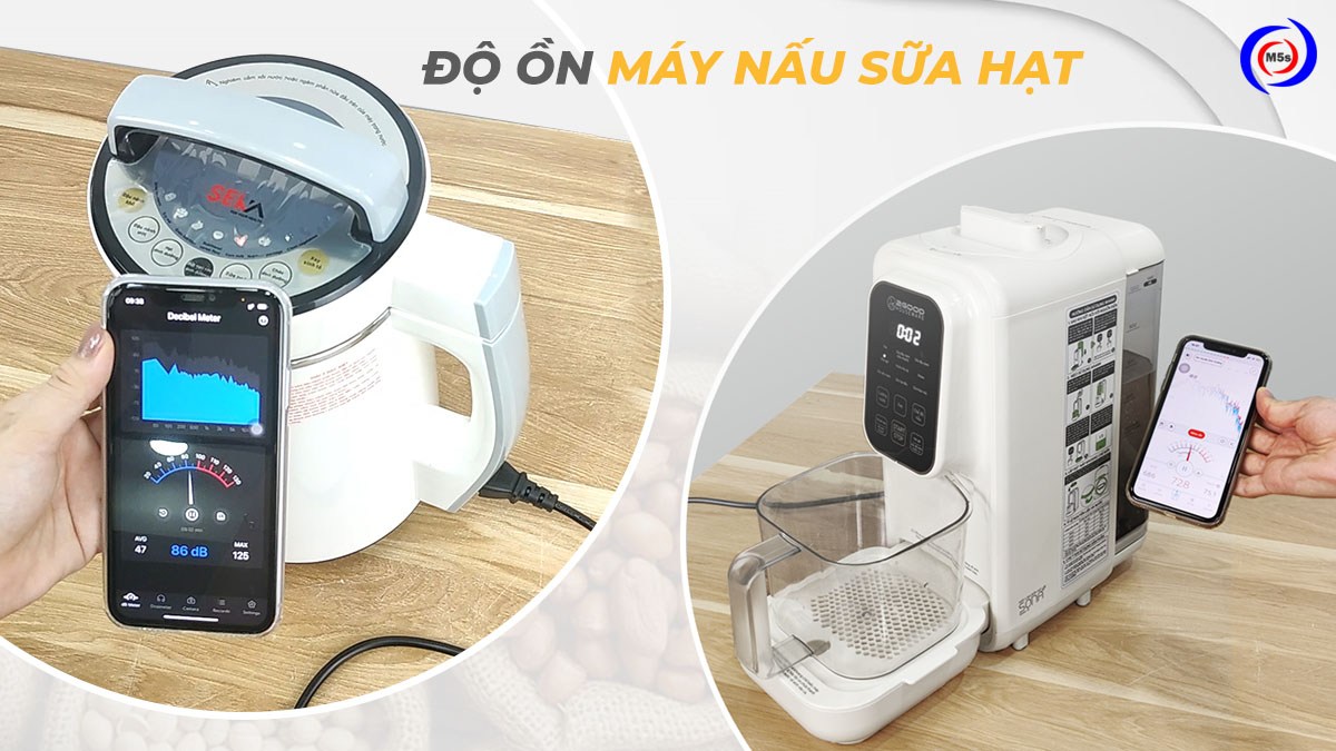 So sánh độ ồn các dòng máy làm sữa hạt So sánh độ ồn các dòng máy làm sữa hạt