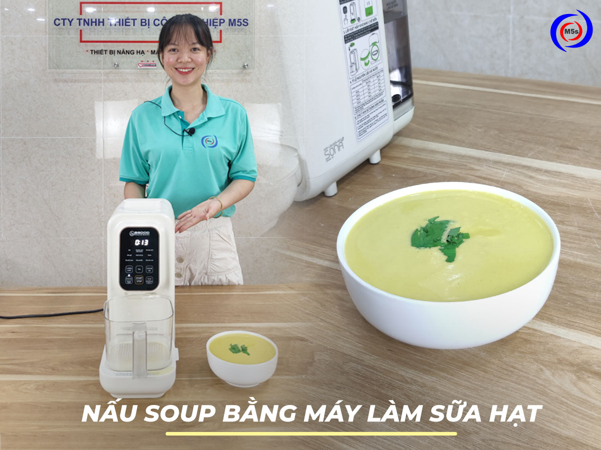 Cách nấu súp bằng máy làm sữa hạt Cách nấu súp bằng máy làm sữa hạt