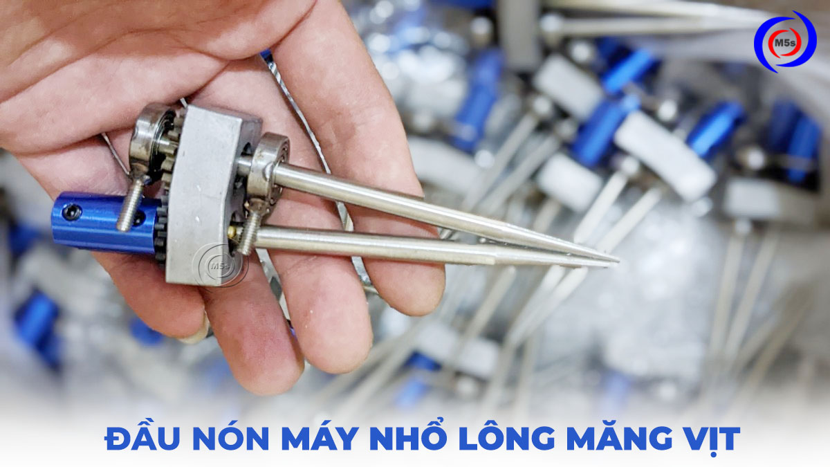 Thanh kẹp đầu nón máy nhổ lông măng vịt cầm tay Thanh kẹp đầu nón máy nhổ lông măng vịt cầm tay