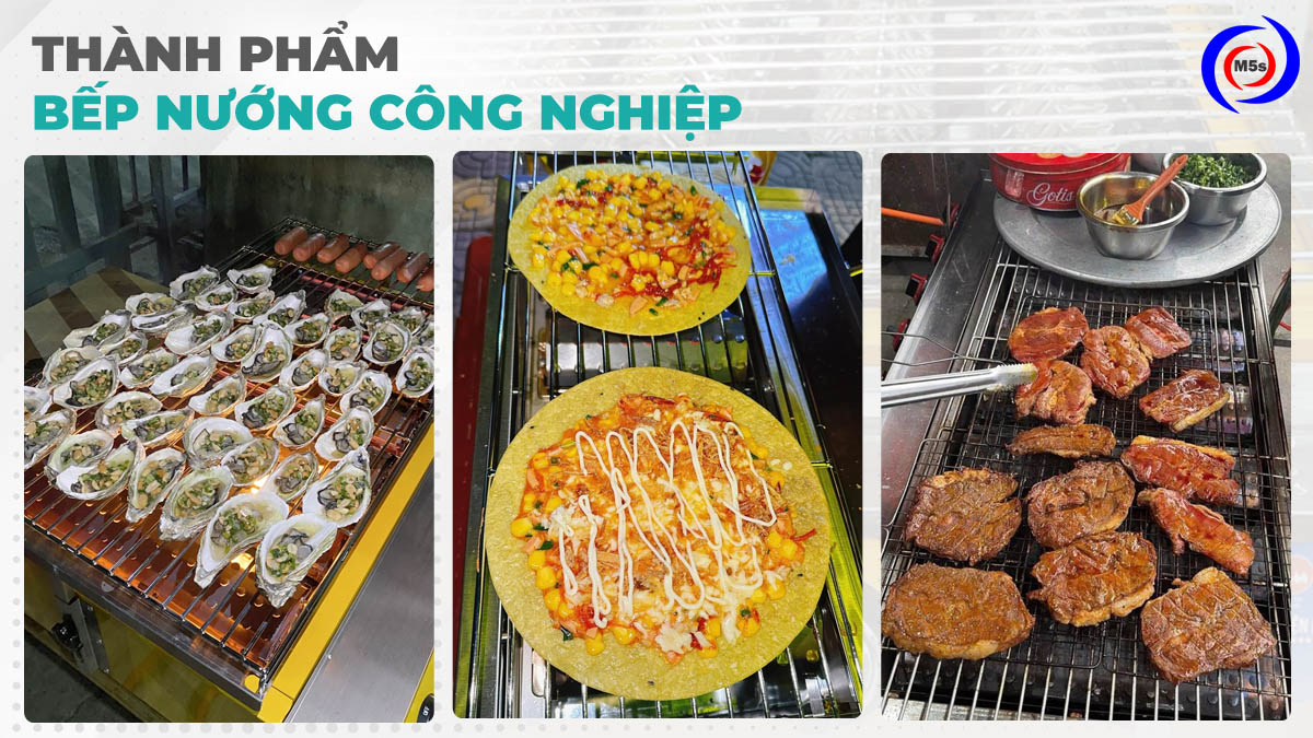 Thành phẩm bếp nướng gas công nghiệp Thành phẩm bếp nướng gas công nghiệp