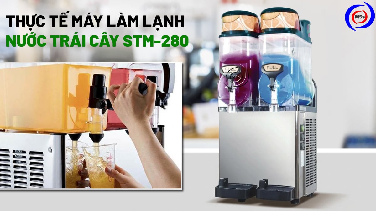 thành phẩm máy làm lạnh nước trái cây STM-280 thành phẩm máy làm lạnh nước trái cây STM-280