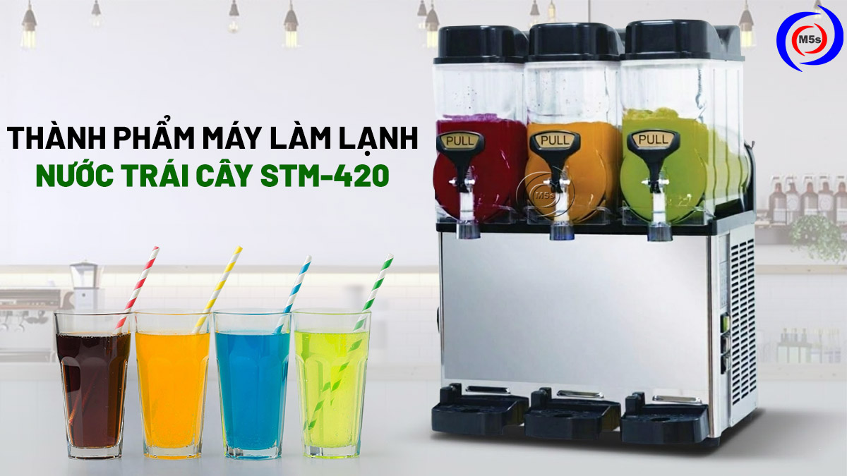 thành phẩm máy làm lạnh nước trái cây STM-420 thành phẩm máy làm lạnh nước trái cây STM-420