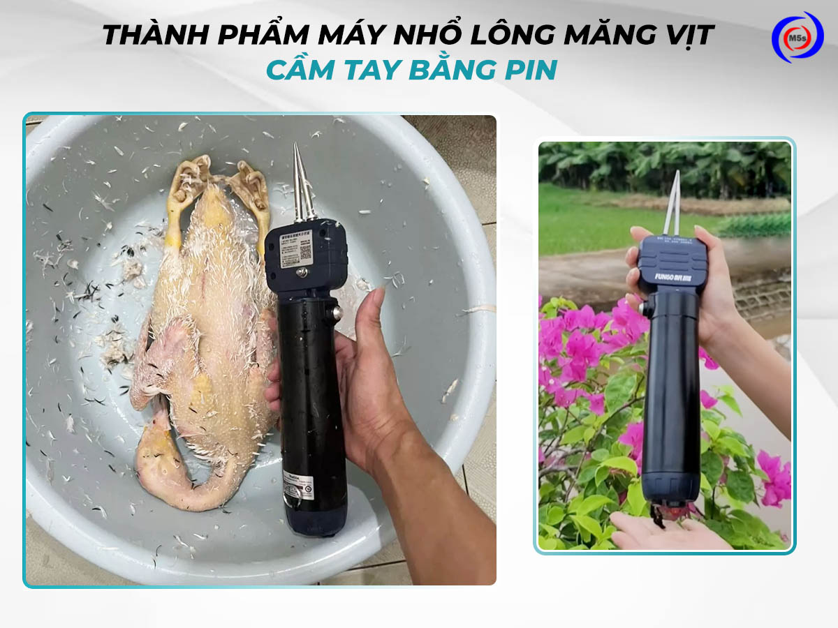 Thành phẩm máy nhổ lông măng dùng pin