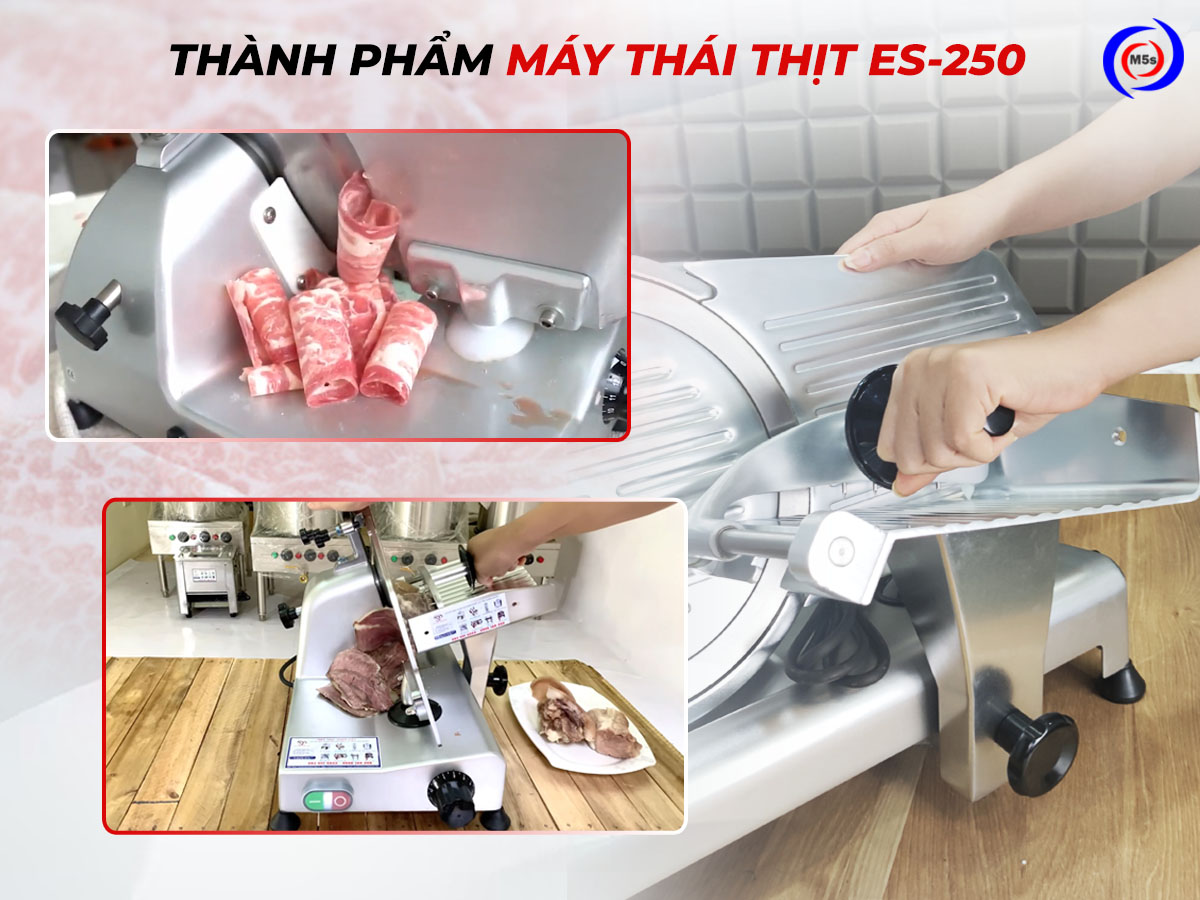 Máy thái thịt đông lạnh bán tự động ES-250 Máy thái thịt đông lạnh bán tự động ES-250