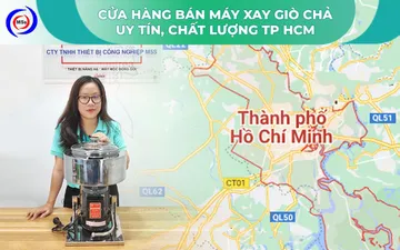 Cửa hàng bán máy xay giò chả uy tín, chất lượng tại TP HCM