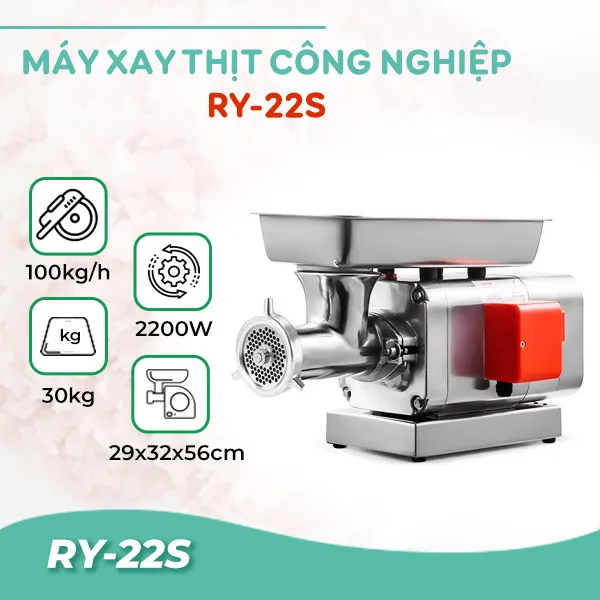 Máy xay thịt công nghiệp RY-22S